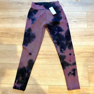 Yuna Fashion Tie-Dye Yoga Pants Leggings Scrunch Butt Size S/M